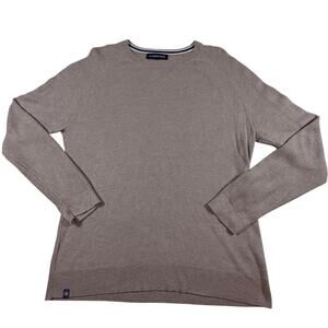 Mizzen+Main Cassady Crewneck Sweater Lightweight Khaki Heather Men’s Sz XL